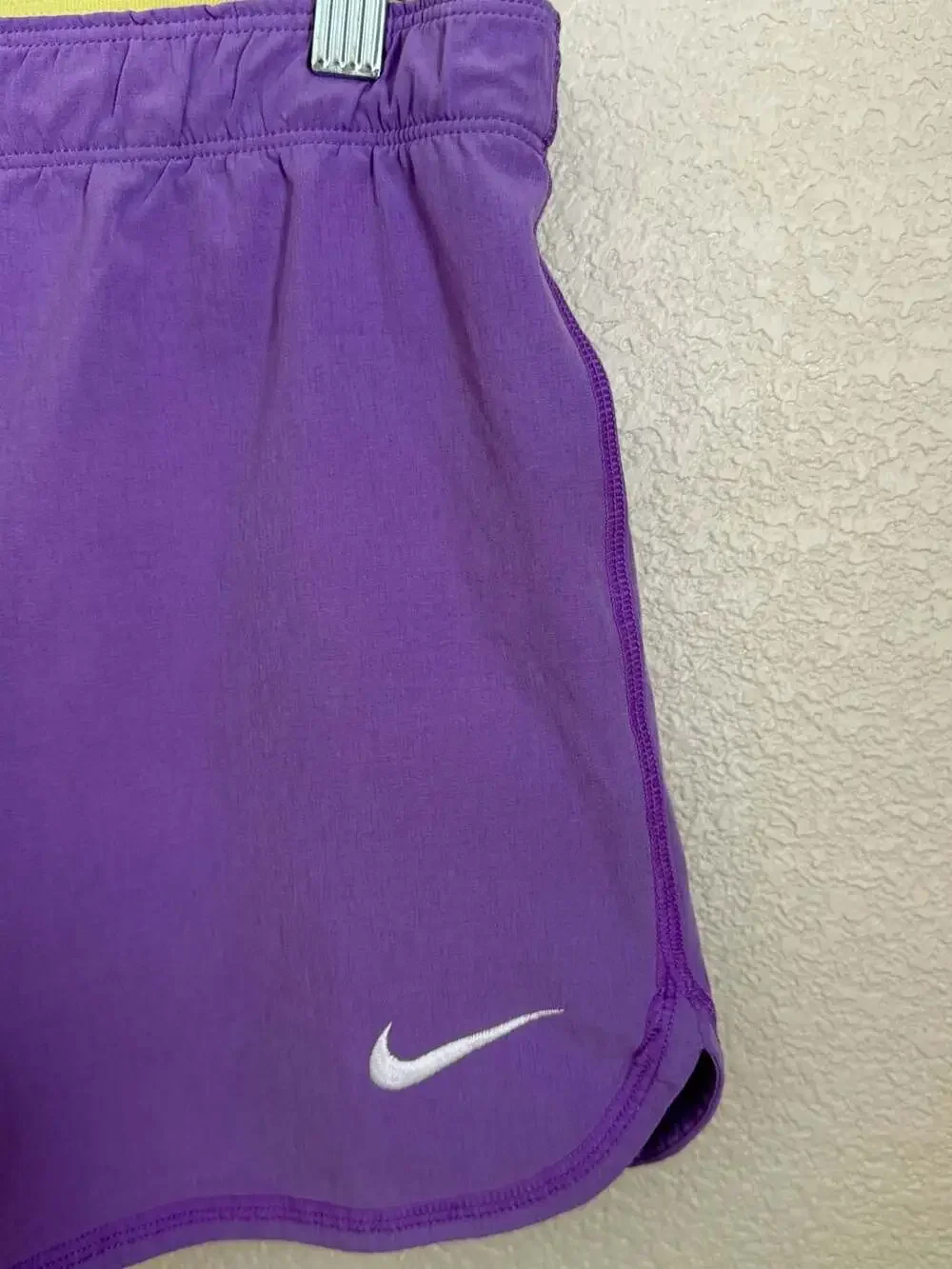 Nike Women's Dri-Fit Running Shorts with Brief Liner Purple